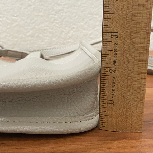 BARBAROSSA Neutral Stone Perforated Horse Design Poly/PVC Crossbody Bag - Picture 13 of 16